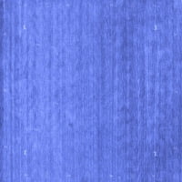 Ahgly Company Machine Persible Centrable Square Sažetak Plava prostirke savremene površine, 6 'Trg