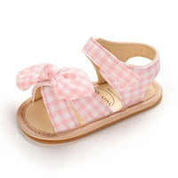 Dječja dječja djevojaka sandale Soft Open TOE Ljetne sandale Slatke plaćene princeze ravne cipele