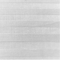 Ugodan domaći set od damaske pruge pamuk dolje alternativni jastuk-bijeli standard
