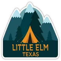 Mali ELM Texas Suvenir Frižider Magnet Camping TENT dizajn
