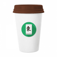 Dongfeng Mahjong Tip odbojca kava pijenje staklo Pottery Cerac Cup poklopac