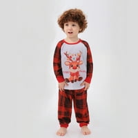 50% popusta za čišćenje Božićni kostimi roditelj-dijete topli božićni set tiskani kućni trošak pidžama
