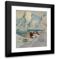 Anna Boberg Black Moderni uokvireni muzejski umjetnički ispis pod nazivom - Arktički proljetni dan.