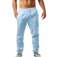Muške pantalone Golf tiskani posteljina čipkaste pantalone velike veličine za muškarce