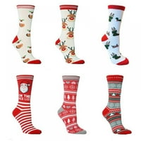 Božićne čarape -Men žene meki rastegnuti božićni praznici hladne casual haljinske čarape, asortirani