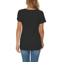 Relanfenk ženska majica kratki rukav ležerne moderne top košulje ženske majice