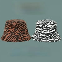 Cocopeaunt New Fashion Ljeto Crno bijelo Zebra Striped print kašike kape za obrnute ribolovke za žene