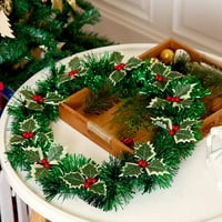 Yannee Simulacija Božićno zlato voće ostavlja ukras božićnog stabla