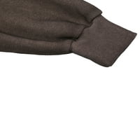 Caitzr Wobe Plus veličine s kapuljačom s kapuljačom od tiskanog sažetka s dugim rukavima pulover sa