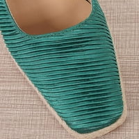 Ženske sandale Ljeto kapice Vedro Elegant Espadrille visoke potpetice posteljina slama Fisherman Silk