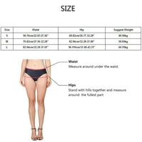 IOPQO donje rublje za žene ženske esencijane rastezanje bikini panty čipke obrise udobne donje rublje