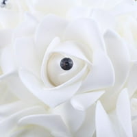 Frehsky Početna Dekor ruže djeverudesbaid vjenčani buket Bridal umjetni svileni cvjetovi bijeli