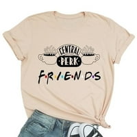 Žensko prijateljstvo modne majice kratkih rukava O-izrez