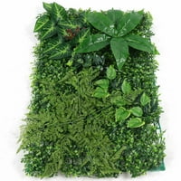 Oukaning biljna umjetna mat zelena zidna živica travna travna ploča za listovi zelena 24 16