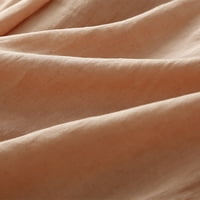 Žene dugih rukava ženska modna majica kratki rukav s kratkim rukavima V-izrez dukseri za bluzu Smanjena