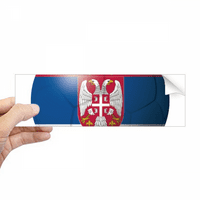 Srbija Nacionalna zastava Fudbal fudbalski fudbalski zalogaj naljepnica za notebook naljepnica