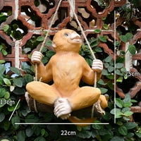 Privjesak za stamenke, simulacijski listovi za životinje Ornament Reses visi monkey garden stablo na