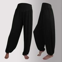 pantalone za žene plesne casual labavo pamučne joge hlače harem ženske elastične sportske plse veličine