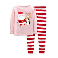 Dječja božićna haljina pidžamas set djevojke dječake salon jarko boja 1- godina
