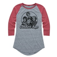 Zlatne djevojke - Zlatna dob - ženska grafička majica Raglan