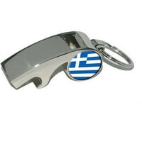 Grčka Grčka zastava, pozlaćeni metalni čekić otvarač za ključeve ključeva