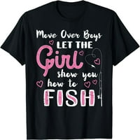 Ribolov za djevojčice Žene premještaju se za dječake Ribolov ženska majica