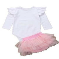 Kuriozud Baby Girls 1. rođendan cvjetni romper tutu suknje haljina odijela