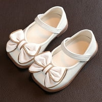 B91XZ Toddler Djevojke Sandale Djevojke Sandale Dječje cipele Bow kuka petlje Princess Cipele Plesne cipele za mališani mali dječji krevet, veličina 7