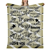 Pokloni za mamu, prekrivač od runa, super meka plišane deke, dekorativna pokrivačica za krevet, topla