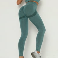 Ichuanyi Womens joga hlače, ženska sportska sportska sporta za podizanje u boji, tekući visoko struk