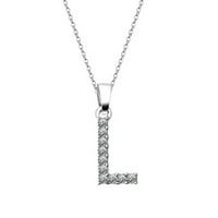 Sawvnm Great poklon modni ženski poklon engleskog slova naziv laka privjesak ogrlice ogrlice nakit uštede