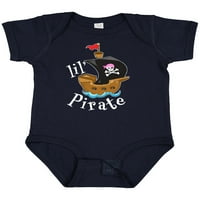 Inktastični lil 'Pirate Pirate brod, Pink Bandana Poklon Dječak za bebe ili dječja djevojaka