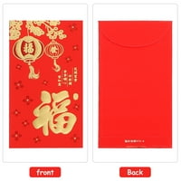 Etereauty osjetljiva kineska tema Novogodišnja crvena koverta Jedinstveni crveni paketi