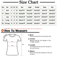 Kratka majica Loot Fit Crewneck Dukseri Trendy tiskani grafički tees Basic Tops Košulje za žene Ležerne