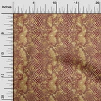 Onuone pamučna kambric hrst smeđa tkanina životinja kožna kožna tkanina za šivanje dvorišta otisnuta DIY odjeća šiva širine
