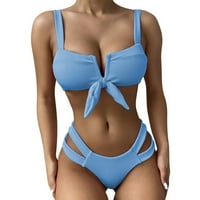 Ženski bikini ispis setovi kupaći kostim napunjeni grudnja kostim za kupalište za plažu dva bikinija