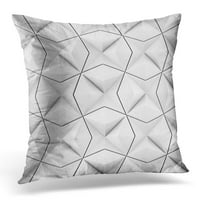Sažetak 3D geometrijski uzorak Kreativni jastučni jastučni jastučni poklopac