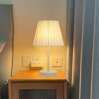 Stolna svjetiljka, minimalistička noćna lampa s tkaninom za sjenu za noćnu lampe za spavaću sobu, dnevni