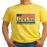 Cafepress - Stojim sa ukrajinskim svjetlom majicom - lagana majica - CP