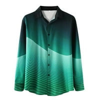 Muška košulja Muškarci Spring Lightweight Comfort Revel Colorful Print Casual Plus Size plaža Majica