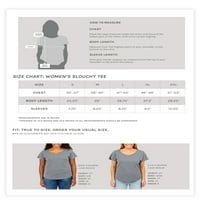PUIRTO ženska moda Slouchy Dolman majica Tee Heather Crna 3x-velika