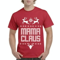 MMF - Muška majica kratki rukav - Božić mama Claus jele