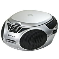 Craig Bluetooth CD radio Boombox, srebrna, CD6925BT