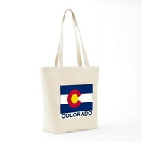 Cafepress - Kolorado zastava za zastavu Torba za torbu - prirodna platna torba, Torba za kupovinu tkanine