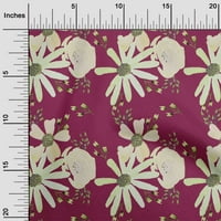 Onuone pamuk poplin burgundy tkanina cvijeta i odlive ploča sa vodenim konorom šivaćim projektima tkanine