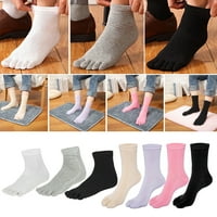 Pairs Unise TOE čarape Pet prste čarape za posade meke pet nožnih čarapa Soft Fine nožni čarape za muškarce