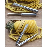 Pinas Pljuskovi za viljuške od nehrđajućeg čelika Pering rezač ananasa Obrežite ananas rezač za uklanjanje