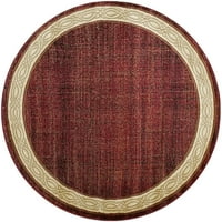 Moderni Yazd 7.10x10. 1770- Crvena pravokutna tepih