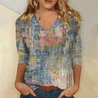 Fragarn ženska bluza, žensko slatko tisak Tee casual labavo lagana pulover bluza na prevelikim duksevima