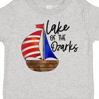 Inktastično jezero Ozarks jedrilice poklon malih dečaka ili majica devojčica mališana